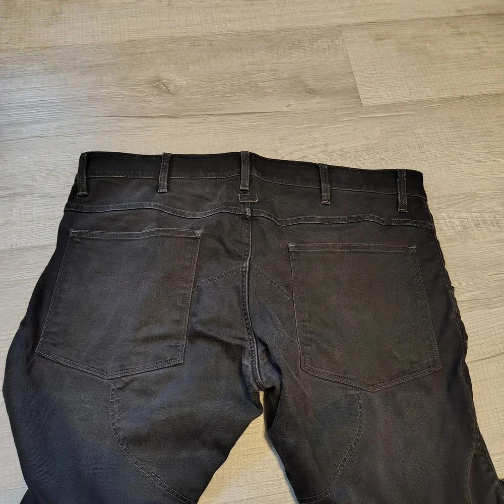G-Star RAW 5620 3D Zip Knee Skinny Jeans Mens 40x34 Black Elwood Moto Denim